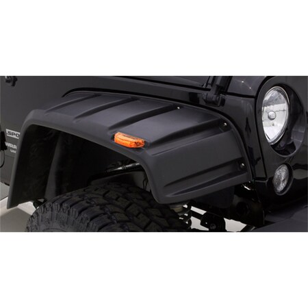 Rampage 07-16 JK WRANGLER & UNLIMITED RIVET STYLE 4PC TEXTURED, BLACK BOLTS FE 58260640
